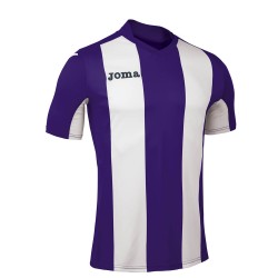 Divisa Joma Pisa bianca viola calcio futsal t-shirt manica corta collo V