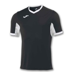 Divisa Joma Champion IV  blu bianca kit calcio sportivo t-shirt manica corta collo a V